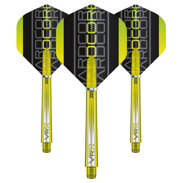 VRX Flight & Shaft Combo - Yellow by Red Dragon - 4 Sets