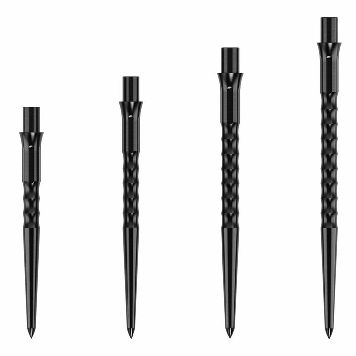 Caliburn Replaceable Dart Points - Ripple - No Lip - Black