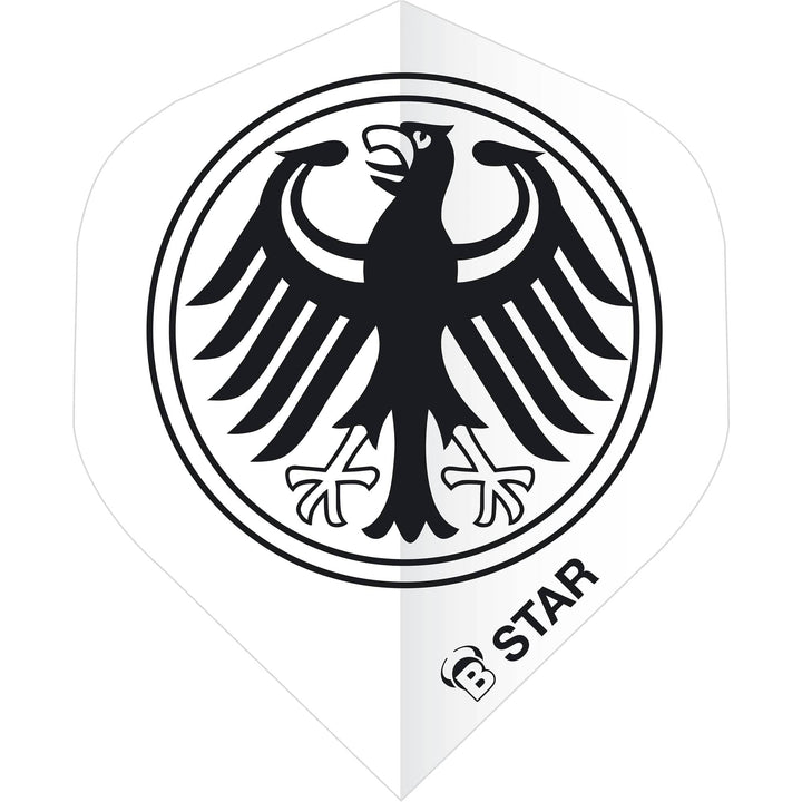 *BULL'S B-Star Dart Flights - 100 Micron - A-Std - Eagle