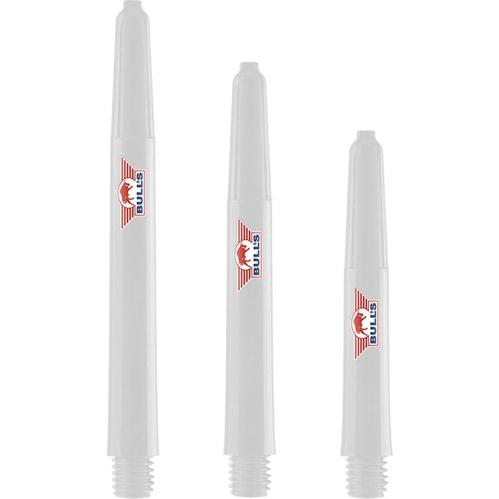 *Bulls Airstriper Dart Shafts - Polycarbonate - White