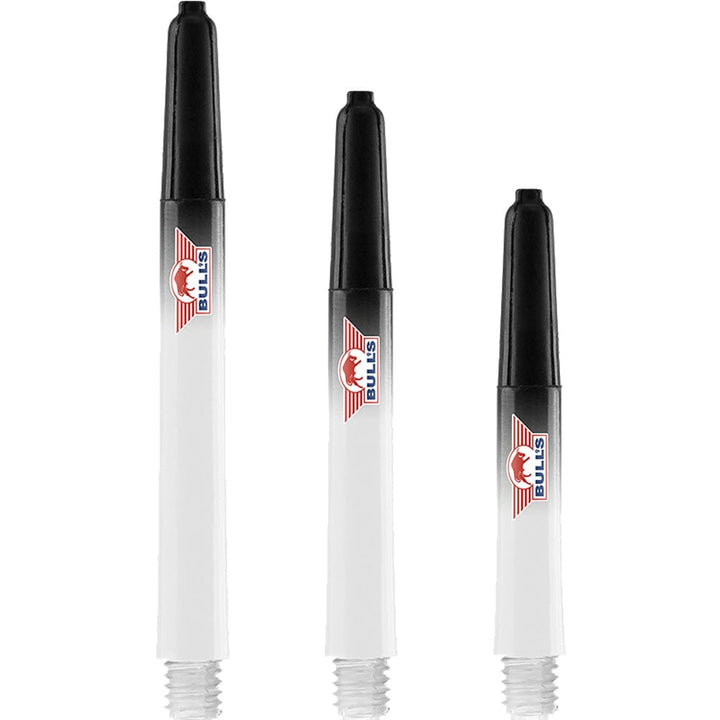 *Bulls Airstriper Dart Shafts - Polycarbonate - Clear Black