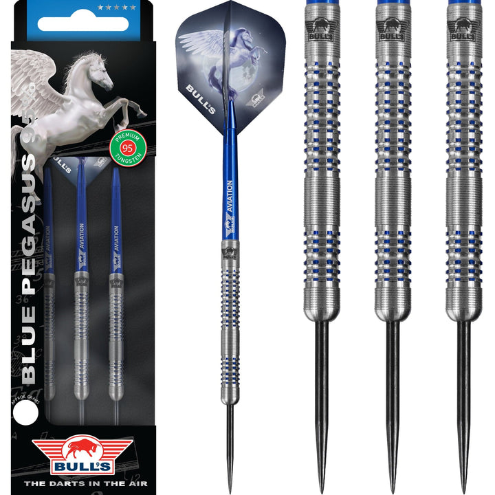*Bulls Blue Pegasus Darts - Steel Tip - 95% - Style B