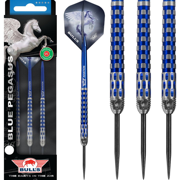 *Bulls Blue Pegasus Darts - Steel Tip - 95% - Style C