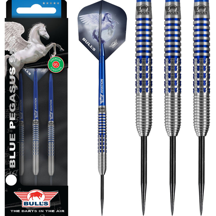 *Bulls Blue Pegasus Darts - Steel Tip - 95% - Style A