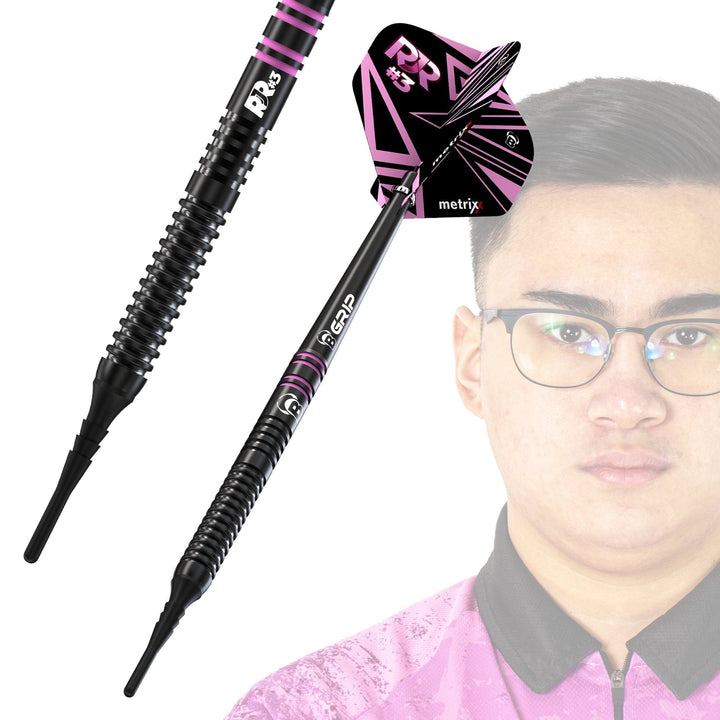 *BULL'S Rusty-Jake Rodriguez - Soft Tip - 90% Tungsten - Black Titanium