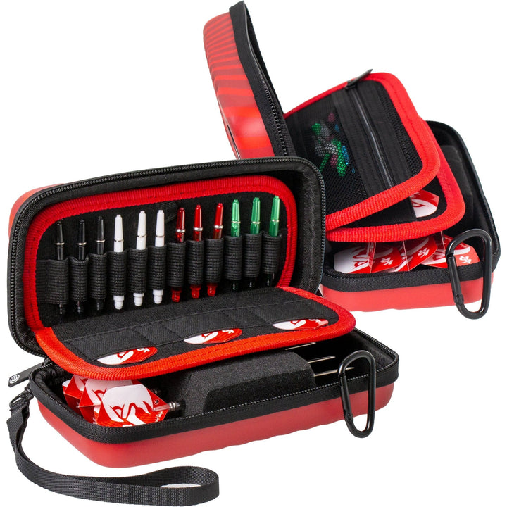 BULL'S Orbis Dart Case - S - Strong EVA - Red - Krzysztof Ratajski - Polish Eagle