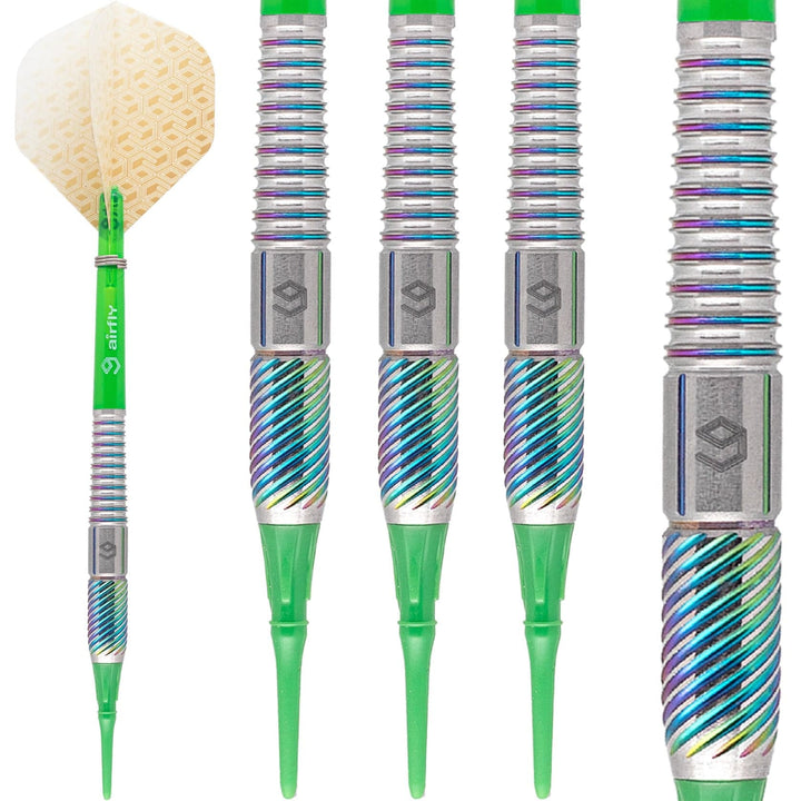 Caliburn Player Darts - Soft Tip - 90% - Rainbow Coating - Ivan