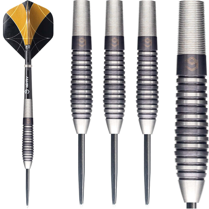 Caliburn Stallion Darts - Steel Tip - 90% - S4 - Black