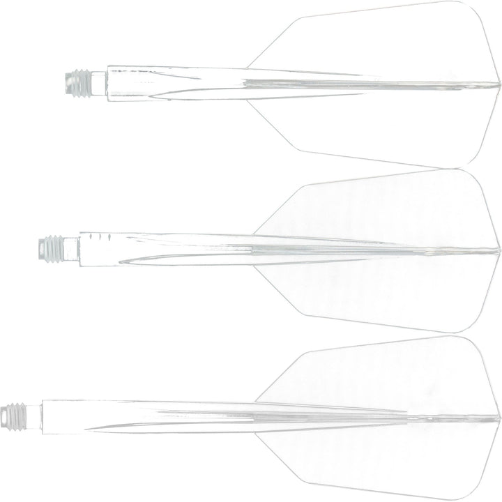 Condor AXE Dart Flights - Slim - Wing - Clear