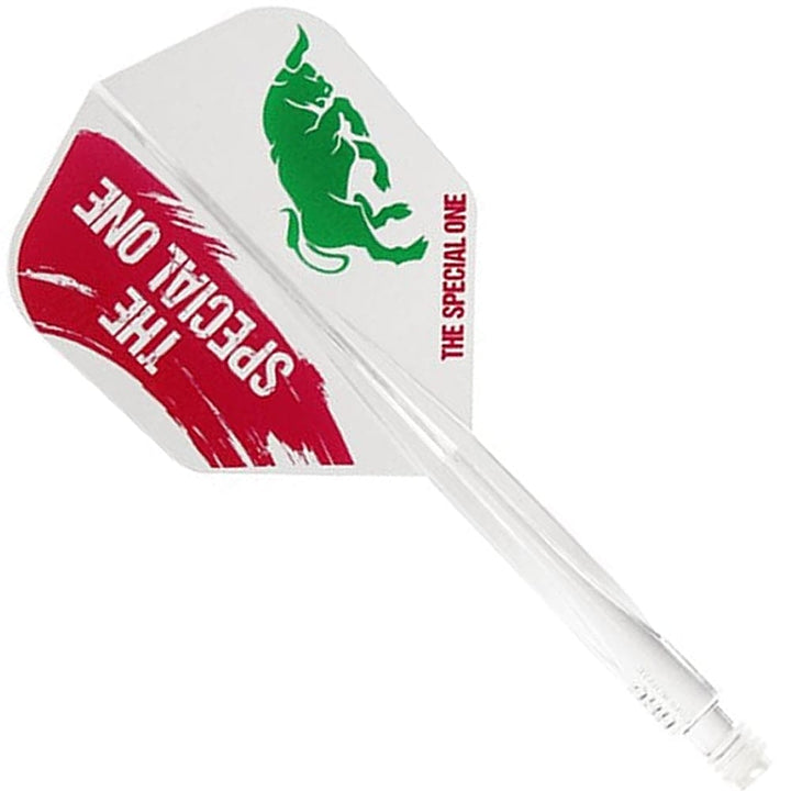 *Condor AXE Dart Flights - Jose De Sousa - Small - The Special One 2 - Clear