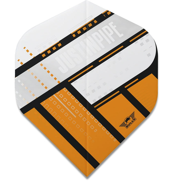 Justin Pipe Standard Dart Flights by Bulls