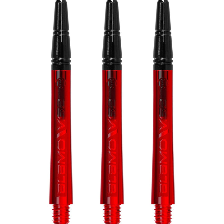 Harrows Alamo VS2 Dart Shafts - Polycarbonate - Black Aluminium Top - Red Medium