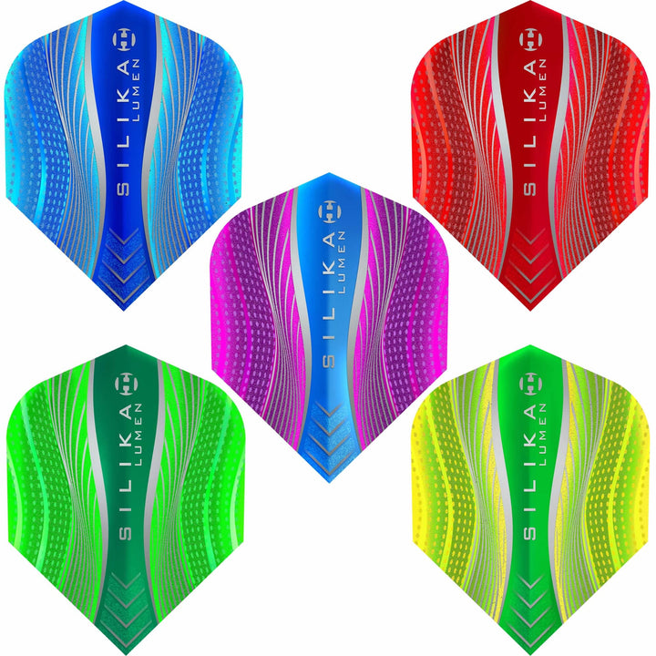 *Harrows Silika Dart Flights - Tough Crystaline Coated - Std - No6 - Lumen