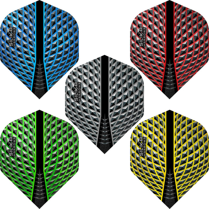 *Harrows Silika Dart Flights - Tough Crystaline Coated - Std - No2