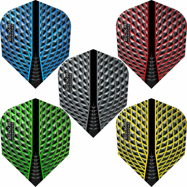 *Harrows Silika Dart Flights - Tough Crystaline Coated - Std - No6