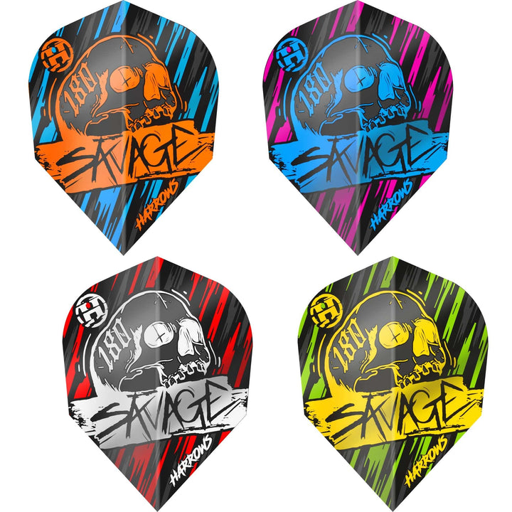 *Harrows Savage Dart Flights - Std - No2