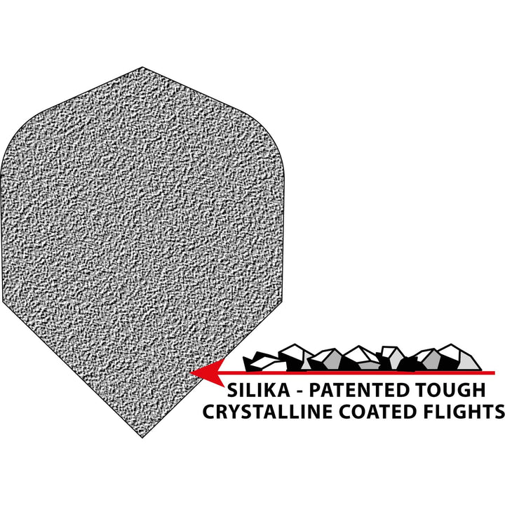 *Harrows Silika Dart Flights - Tough Crystaline Coated - Std - No6 - Colourshift