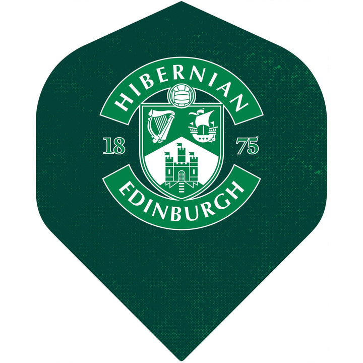 *Hibernian FC - Official Licensed - Dart Flights - No2 - Std - F2 - Dark Crest