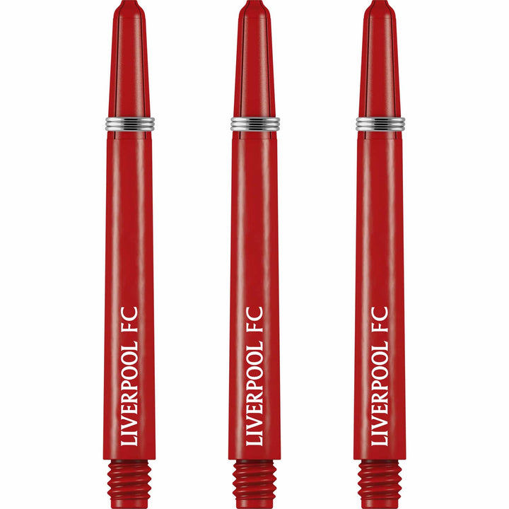 Liverpool FC Dart Shafts - Official Licensed - Dart Stems with Springs - LFC - Red Medium