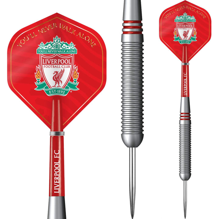 Liverpool FC Darts - Steel Tip Brass - Official Licensed - LFC - 22g
