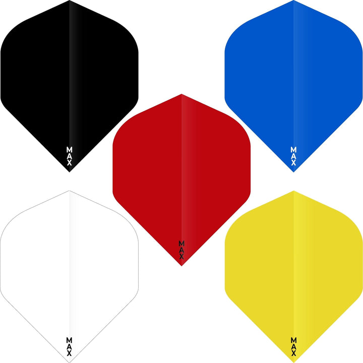 *McCoy Power Max Dart Flights - 150 Micron - No2 - Std - Solid