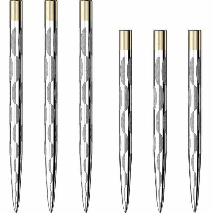 Mission Laser Plus - Steel Tip - Lasered Spare Points - Solid Arc - Silver