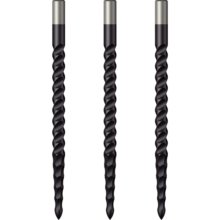 *Mission Lunar CS Dart Points - Spare Points - Rough Cut - Black 40mm