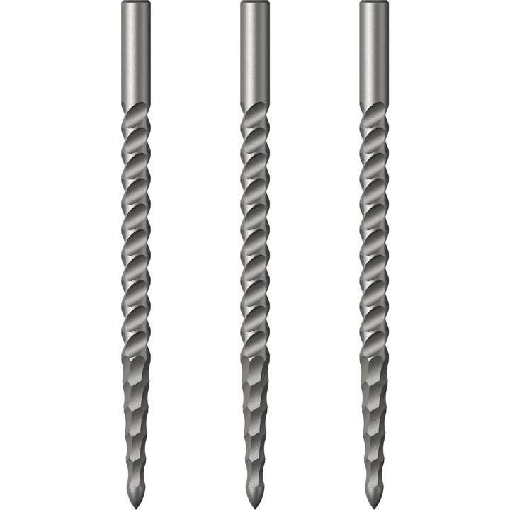 *Mission Lunar CS Dart Points - Spare Points - Rough Cut - Silver 40mm