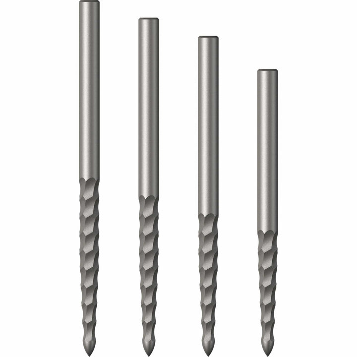 *Mission Lunar FS Dart Points - Spare Points - Rough Cut - Silver