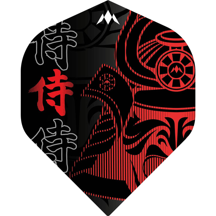 Mission Solo Dart Flights - Std - No2 - Samurai II - Red