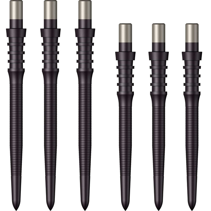 Mission Sniper Points - Steel Tip - Precision Spare Points - Micro Grip - Black