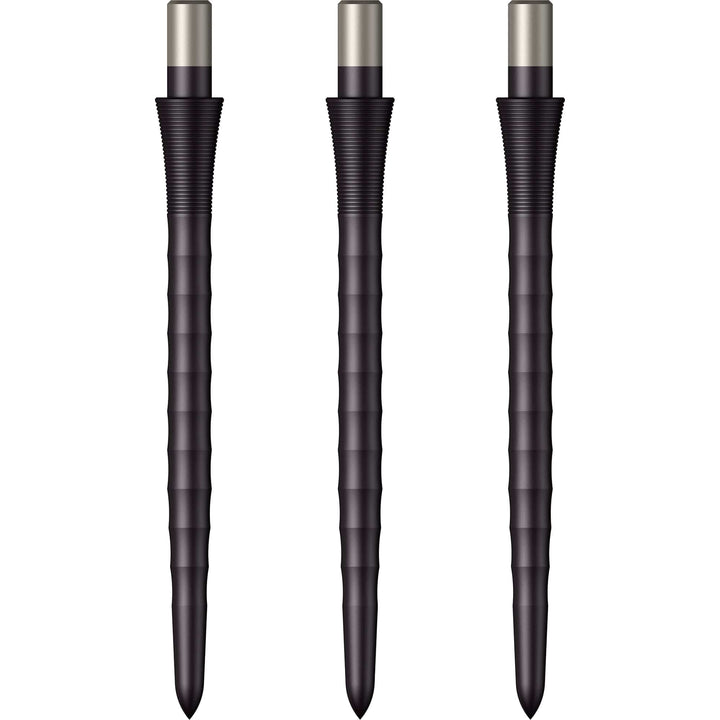 Mission Sniper Points - Steel Tip - Precision Spare Points - Ripple - Black 32mm
