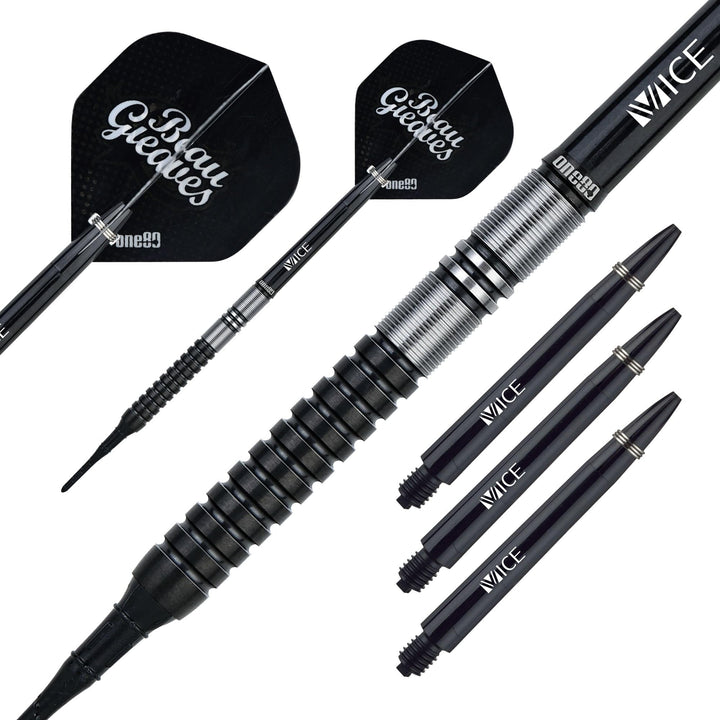 One80 Beau Greaves Darts - Soft Tip - VHD - Black Edition