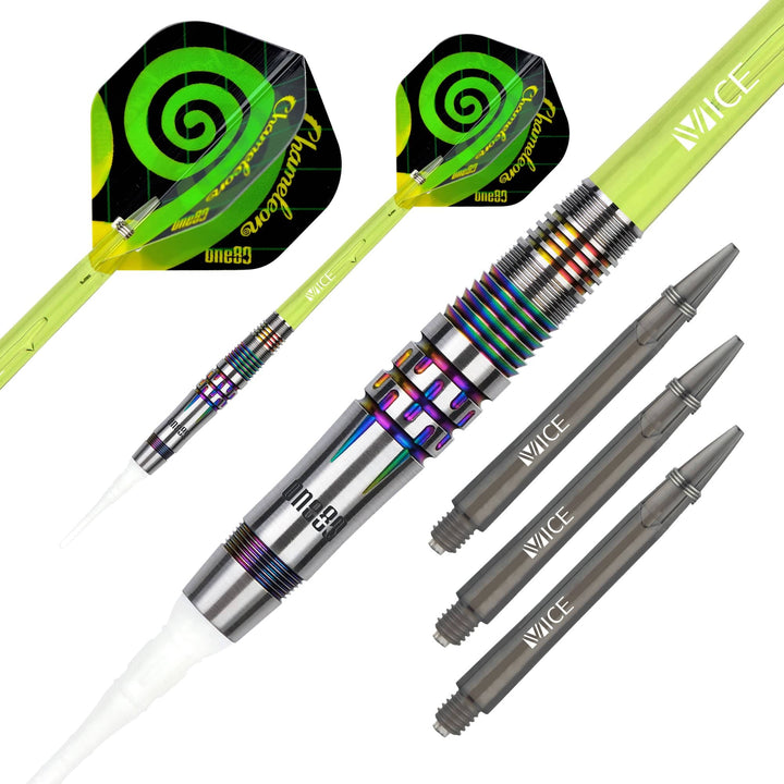 *One80 Chameleon Darts - Soft Tip - Aquamarine - 18.5g