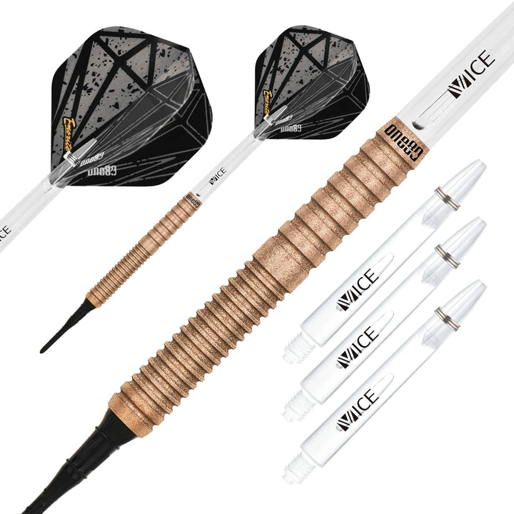 One80 Emorite 02 Darts - Soft Tip - 90% Tungsten - Rose Gold
