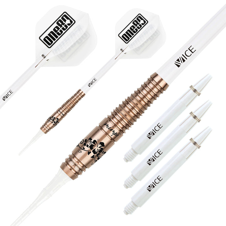 One80 Sakuma Hiromi Darts - Soft Tip - Mimpi - Signature - Rose Gold - 16.5g