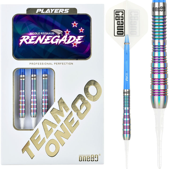 *One80 Nicole Regnaud Darts - Soft Tip - Renegade 18g