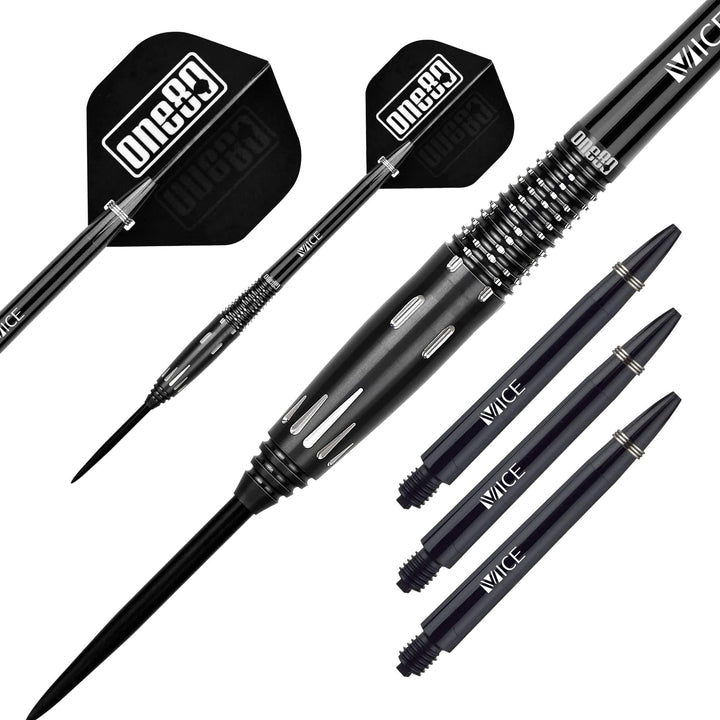 One80 Saori Miymoto Darts - Steel Tip - Rafale - Signature - Black - 21g