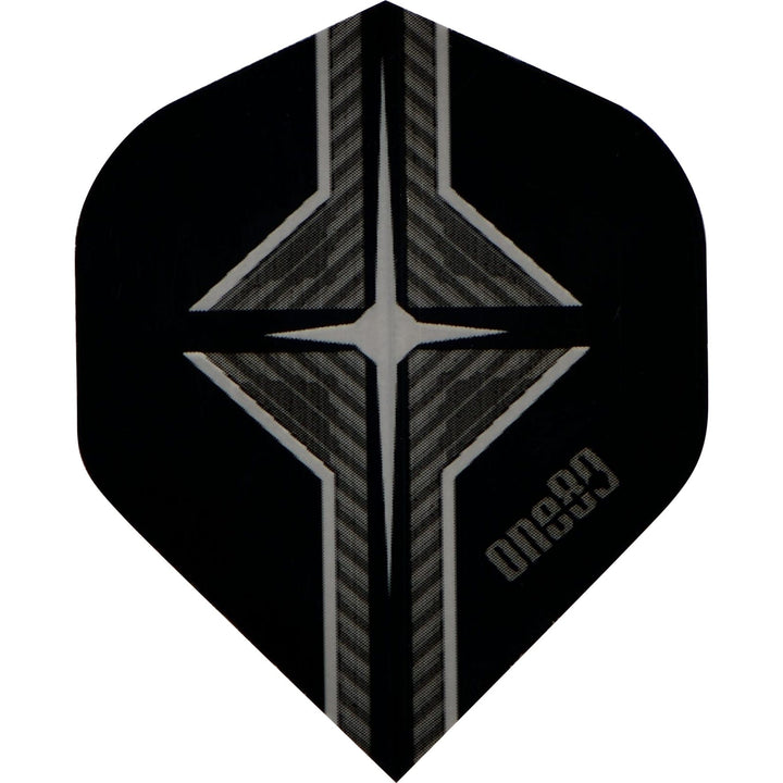 *One80 Dart Flights - 100 Micron - Star Flight - No2 - Std Grey