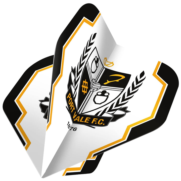 *Port Vale FC - Official Licensed - The Valiants - Dart Flights - F1 - Logo with Trim