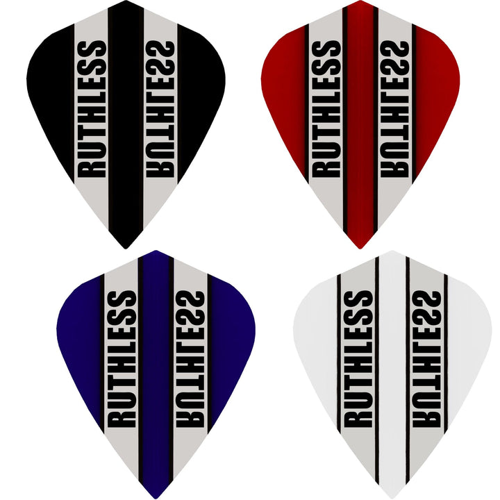 *Ruthless - Clear Panel - Dart Flights - 100 Micron - Kite