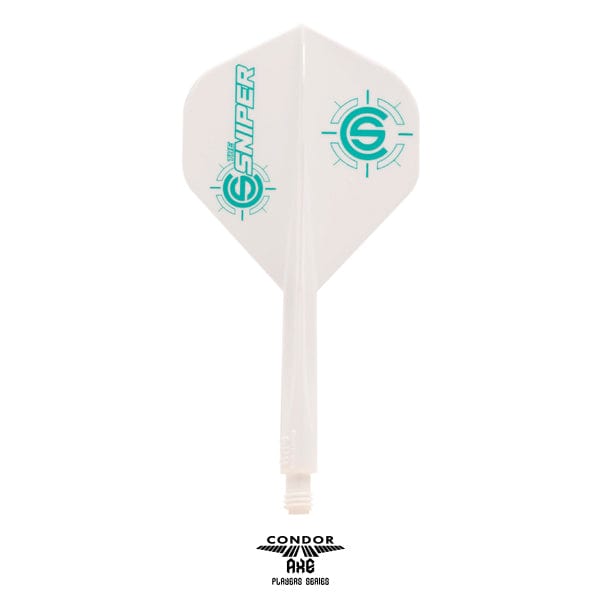 *Condor AXE Dart Flights - Standard - Connor Scutt - The Sniper - White