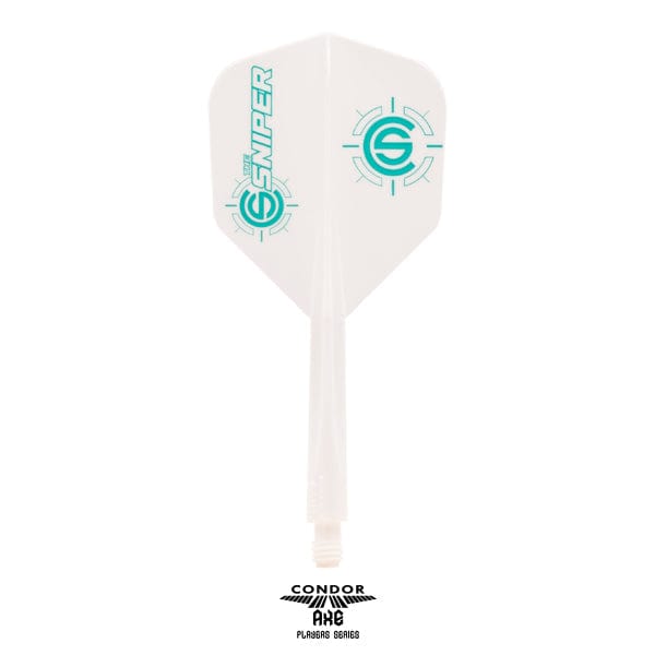 *Condor AXE Dart Flights - Small - Connor Scutt - The Sniper - White