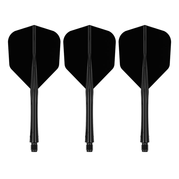 Caliburn SUP Lite Dart Flights - Moulded Flight & Shaft - Standard No6 - Black