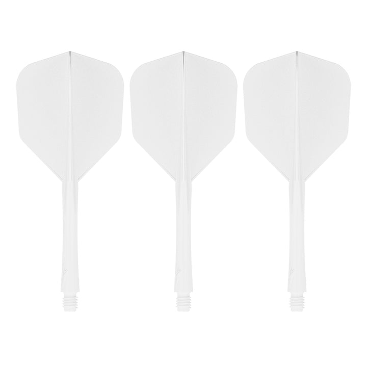 Caliburn SUP Lite Dart Flights - Moulded Flight & Shaft - Standard No6 - White