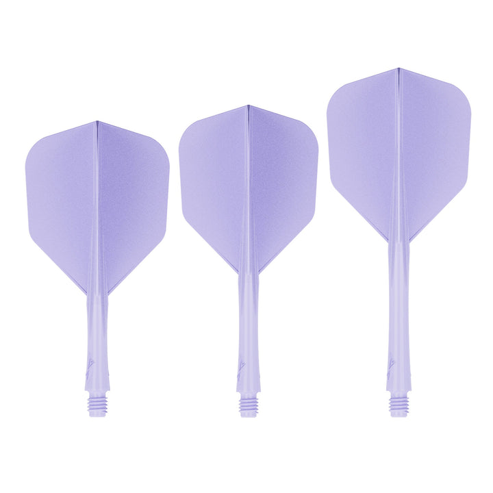 Caliburn SUP Lite Dart Flights - Moulded Flight & Shaft - Standard No6 - Misty Purple