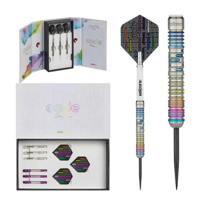 Seigo Asada Code 90% Tungsten Steel Tip Darts by Unicorn