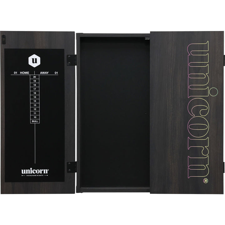 *Unicorn Dartboard Cabinet - Maestro - Square - Eat, Sleep, 180, Repeat