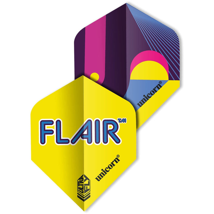 *Unicorn Ultrafly Dart Flights - 100 - Plus Std - Flair - Design 1