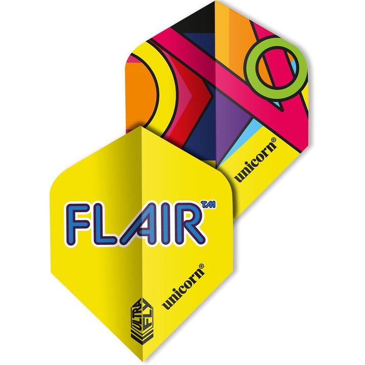 *Unicorn Ultrafly Dart Flights - 100 - Plus Std - Flair - Design 2